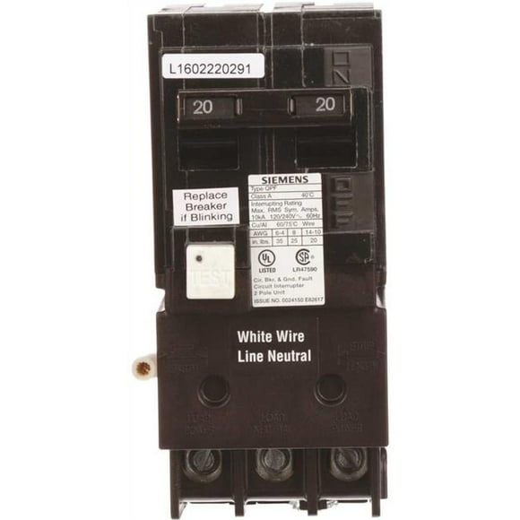 Siemens BQD315 15-Amp Three Pole 480Y/277V AC 14KAIC Bolt in Breaker Siemens HI Siemens BQD315 15-Amp Three Pole 480Y/277V AC 14KAIC Bolt in Breaker Siemens HI